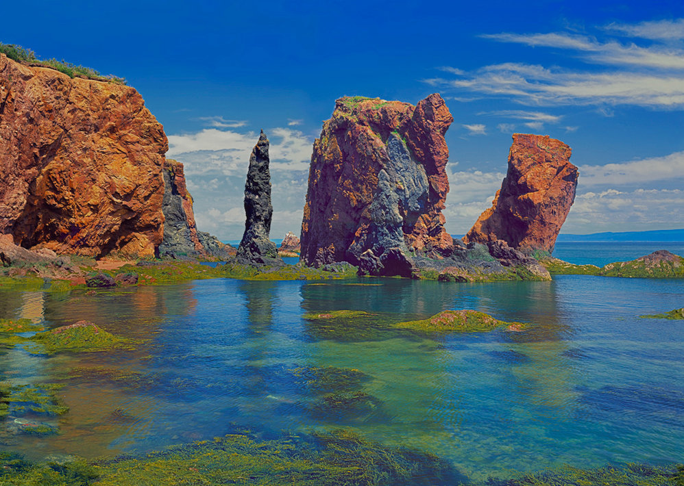Three Sisters, Chignecto
            Provincial Park, Nova Scotia